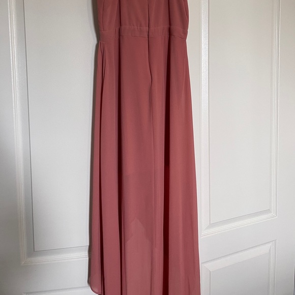 high low pink summer dress - Picture 3 of 3